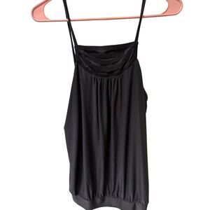 Y2K Vintage The Limited Tank Top Women's Medium Gray Spaghetti Straps Layering